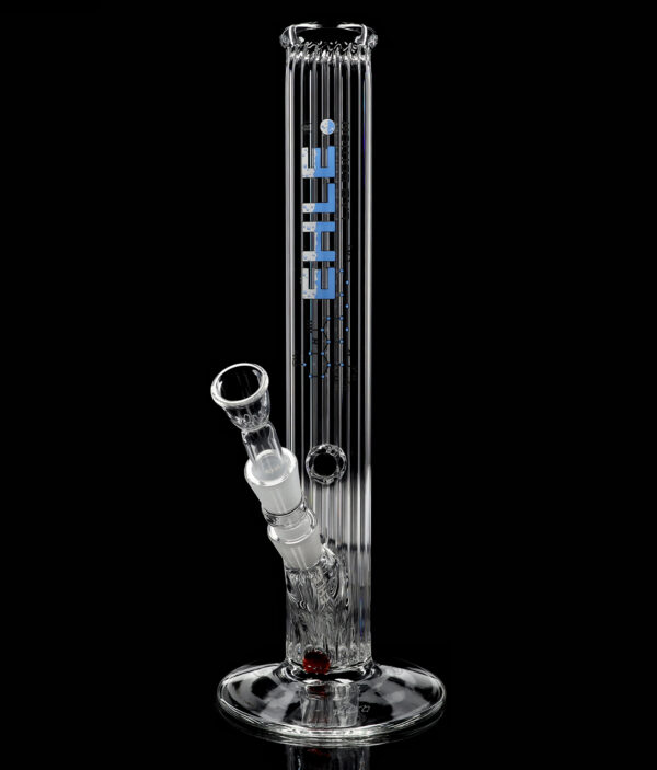 Ehle-Glasbong-Rippenrohr-37cm-lab-blau-ns19